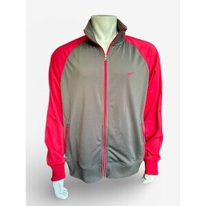 Nike The Athletic Dept Vintage Y2K Mens Swoosh Zip Up Retro Track Style Size XL